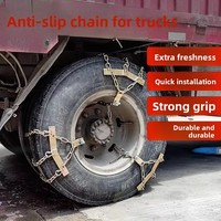 Chaînes à neige antidérapantes universelles pour pneus de camion 6.50-16 et 7.00-16, état neuf, matériau de qualité
