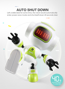 Hoshi JJRC R9 RC Robot Ruby điều khiển cảm ứng tự làm cử chỉ mini thông minh lên tiếng hợp kim Robot đồ chơi màu xanh hồng cam vàng cho trẻ em Quà tặng - Product Image 5