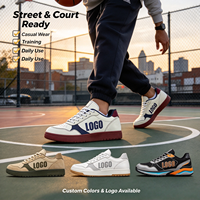 Chaussures de skate rétro pour hommes avec logo personnalisé, baskets respirantes, couleur personnalisée, chaussures décontractées pour hommes, mode streetwear