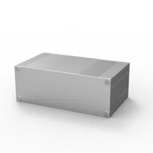 Anodized aluminum extrusion enclosure electronics instrument enclosure project box junction box