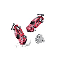 Voiture RC de drift double mode 1:64 2.4G en alliage, mini véhicule de course prêt à l'emploi avec contrôle par application et chargeur, idéal pour les enfants, vente en gros