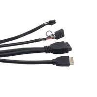 Placa de circuito PCB para chasis, Cable de extensión de Panel frontal USB 3,0, doble USB 3,1, SPK de Audio y Cable extensor de micrófono