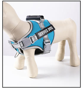 Rompi anjing reflektif, Harness anjing tanpa tarik, rompi anjing reflektif, nyaman, Harness hewan peliharaan dapat disesuaikan, dengan pegangan untuk berjalan di luar ruangan - Product Image 6