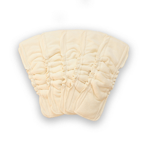 Fodere per pannolini per bambini assorbenti morbidi ecologici 5 strati inserti per pannolini in tessuto di fibra di bambù per pannolini di stoffa - Product Image 5