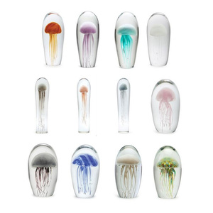 Adorno de medusas de cristal de Murano multicolor hecho a mano, escultura de vidrio soplado para decoración del hogar, pisapapeles - Product Image 3
