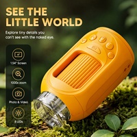 Wholesale Inskam 388 Plastic Digital Mini Microscope 1000X Magnification LED Illumination Kids Microscope Toy