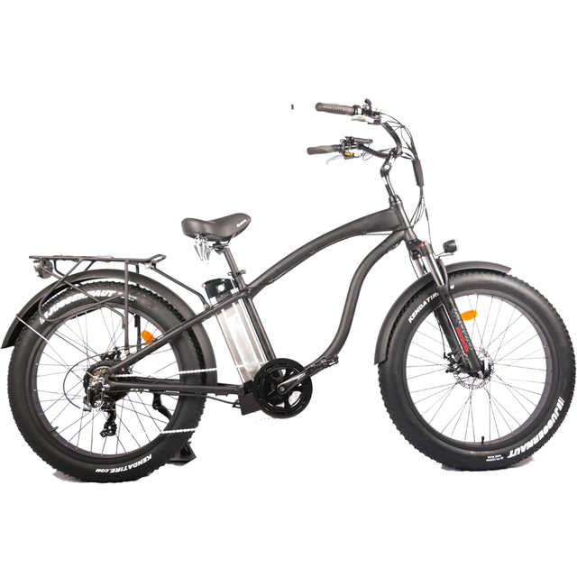 Super Power 48v 750w 1000w 26 Inch Fat Tire Chopper Vintage Cafe Electric Bike for Sale