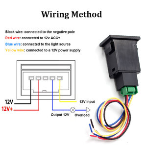 Botón de interruptor LED para Toyota Corolla Vios Función de encendido y apagado con kit de cable conector Interruptor de luces antiniebla láser - Product Image 2