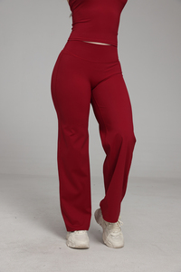 Pantalon de <span class=keywords><strong>yoga</strong></span> et de fitness respirant pour femme, coupe large, taille haute et effet push-up. - Product Image 6