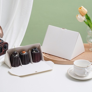 Boîtes à gâteaux triangulaires biodégradables personnalisées Sunshine Wholesale, emballage en kraft avec revêtement UV et gaufrage, emballage pour tranches de gâteau - Product Image 5