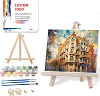 Kit de Peinture par Numéros Style Classique - Écologique, Vente en Gros, Toile DIY Complète avec Outils et Guide