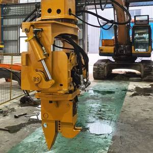 Kt250 Kantelbare Vibro Hamer Graafmachine Gemonteerd Kantelpaal Hamer Hydraulische Heimachine - Product Image 3