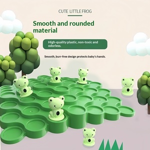 Gioco dell'Albero dell'Equilibrio con Rane, Giocattolo Educativo Impilabile per Bambini dai 5 ai <span class=keywords><strong>7</strong></span> <span class=keywords><strong>Anni</strong></span>, Gioco da Tavolo Interattivo Genitore-Figlio, Giocattolo Puzzle di Equilibrio - Product Image 2