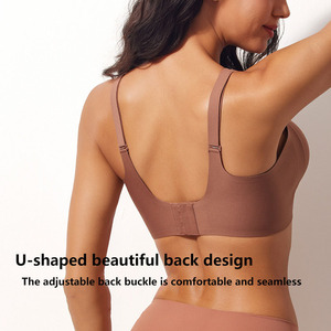 Customized logo Cup <strong>Bra</strong> Standard Thickness Spandex Material Breathable <strong>clear</strong> <strong>Back</strong> Ladies Beautiful Breasts <strong>Bra</strong> Large Jelly <strong>Bra</strong> - Product Image 3