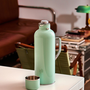 Chinese Retro Style <b>Thermos</b> <b>Bottle</b> 12 Hour Insulated Stainless Steel Hot Water Flask Office Business Use - Product Image 1
