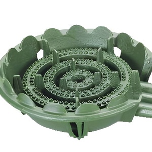 商用厨房工业燃气环形燃烧器重型铸铁燃烧器带黄铜阀门 - Product Image 2