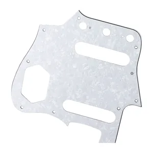 Tùy chỉnh 4ply trắng ngọc trai JA <span class=keywords><strong>Pickguard</strong></span> 10 lỗ Guitar tấm đầu cho JA Guar Guitar thay thế hoặc DIY dự án - Product Image 4
