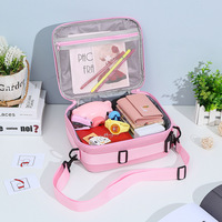 Nouveau Glitter Laser Rainbow Heart Outdoor School Kids Sac isotherme Sac à lunch