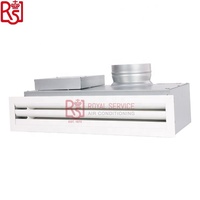 Fournitures HVAC Fente Linéaire VAV Diffuseur Alimentation en Air Conduit Plenum Box ventilation avec Thermostat boîte Connecter Outils