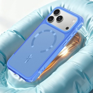 Coque de téléphone magnétique mate Fashion AG pour iPhone 18 17 16 Pro Max, compatible avec la charge sans fil, boutons IA, protection antichoc aux quatre coins - Product Image 6