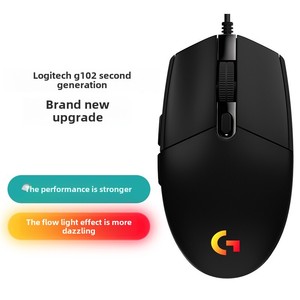 For Logitech G102 <strong>Second</strong> Generation RGB Lighting Wired <strong>Gaming</strong> Mouse Ergonomic Design for Right-<strong>handed</strong> PUBG LOL FCC <strong>PC</strong> Laptop - Product Image 6