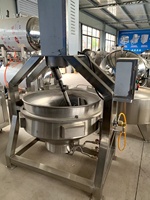 Marmite de Cuisson Industrielle à Prix d'Usine, Mélangeur à Vapeur, Gaz, Électrique, Inclinable, pour Confiture, Sauce, Soupe, Sucre, Aliments, Marmite Planétaire