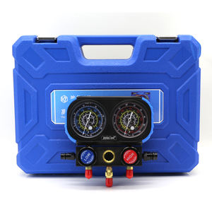 कार एयर कंडीशनिंग दबाव कई गेज नली किट <span class=keywords><strong>R22</strong></span> R-410A R-134a उच्च गुणवत्ता वाले धातु रेफ्रिजरेटर दबाव गेज सेट - Product Image 6