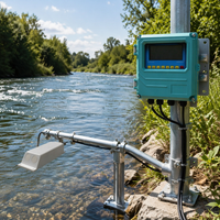 Débitmètre Doppler ultrasonique portable KY pour la mesure du débit en canal ouvert, mesure de la vitesse du courant de rivière, capteur submersible IP68