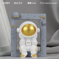 Figurines d'astronaute, décoration de maison, cadeau d'anniversaire pour enfants, sculpture de bureau, vente en gros