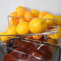 NewSaier RVS Commerciële Automatische Sinaasappelpers Machine 20 Sinaasappels/Minuut Opbrengst Anti-druppel Ontwerp 120W Oververhittingbeveiliging
