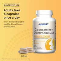 Complément alimentaire pour adultes OEM/ODM, anti-inflammatoire, soulagement de la douleur, amélioration de la densité osseuse, santé des articulations, sans gluten, glucosamine, femmes enceintes