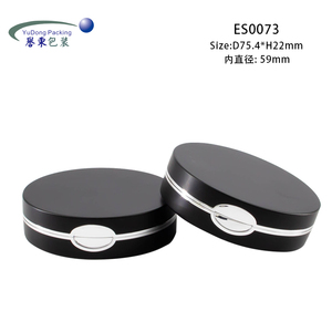 Tùy Chỉnh Rỗng Đen Bạc Vàng Trang Điểm Từ Nhựa Rỗng Blush Nhỏ Gọn Powder Trường Hợp Ép Bột Container Bao Bì - Product Image 5