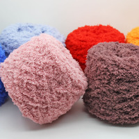 Dimuni 100% Polyester 3ply Towel Chunky Jumbo Chenille Yarn for Hand Knitting Crochet Towel Yarn