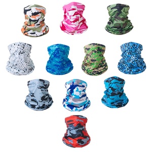 Vente en gros de bandana en soie respirant rafraîchissant par glace cache-cou camouflage sports d'extérieur coupe-vent pour le cyclisme d'été - Product Image 4