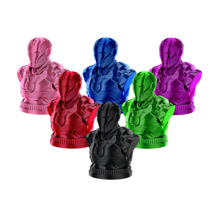 Custom Iron Man Style Cigarette <b>Grinder</b> 3D Printed Plastic Aluminum Alloy Dry <b>Herb</b> <b>Grinder</b> with Logo Option - Product Image 3