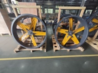 Ventilateurs industriels muraux de haute qualité PMSM 47'' 120cm pour entrepôts, 220V, protection IP55, pales en alliage d'aluminium, 26000 m³/h