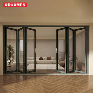 Ventana Plegable de Aluminio Estándar <span class=keywords><strong>Australiano</strong></span> OPUOMEN para Cocina, Hotel, Exterior, Sótano y Chalet con Pantalla Plegable Magnética - Product Image 2