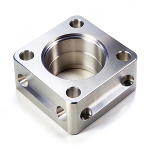 Composant de fraisage en acier inoxydable usiné CNC, finition brossée, pièce métallique de précision pour assemblage mécanique - Product Image 6