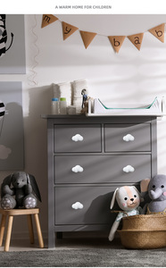 Los nuevos tiradores de muebles de cerámica de dibujos animados en forma de perilla de gabinete blanco rosa nube para habitación de niños con bebés y niños - Product Image 4