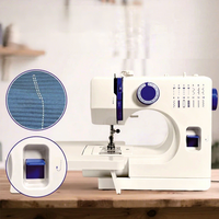 Máquina de Coser Eléctrica Multifuncional Mini, Motor con 12 Puntadas Integradas, Totalmente Automática, Doble Velocidad, Uso Doméstico, Fácil de Usar para Principiantes