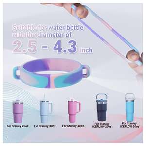 Set di Accessori per Tumbler da 40Oz, 30Oz, 20Oz, Regalo per Ragazze Adolescenti, Decorazioni per Tumbler con Manico, Cannuccia Arcobaleno e Toppe - Product Image 6