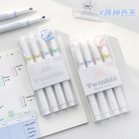 Dessin d'art gribouillage marquage crème couleur brillant stylo surligneur à paillettes marqueur