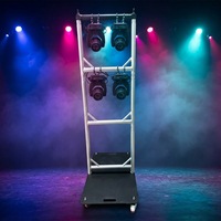 Structure en aluminium en U pour affichage, tube principal 50*3mm, portique publicitaire portable, support d'éclairage de scène