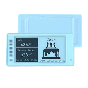 Fabricante de baja temperatura de 2,6 pulgadas, venta al por mayor, sistema Esl de alta calidad, etiqueta de precio Digital inteligente, etiqueta de estante electrónica Esl - Product Image 1