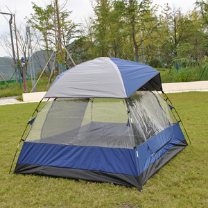 Carpa de Camping <span class=keywords><strong>Sundome</strong></span> con Toldo, Carpa para 4 Personas Fácil de Instalar, Refugio Resistente a la Intemperie para Camping, Festivales, Jardín, Pernoctaciones - Product Image 2