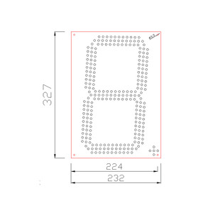 Commercio all'ingrosso Hidly LED Number Price Display Italic 12 pollici Green LED 7 Segment Number Board - Product Image 3