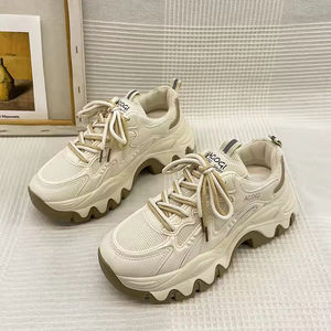 Chaussures plateforme rétro pour femme, respirantes, à lacets, antidérapantes, souples, à semelle épaisse, avec soutien de la voûte plantaire, tendance intemporelle - Product Image 6