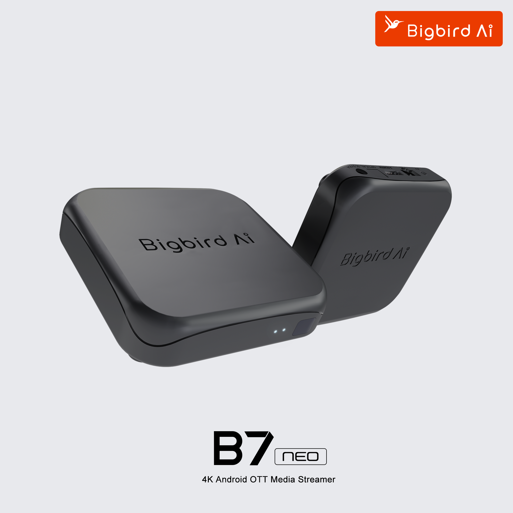 BigbirdAi B7NEO Android OTT Media Streamer 4K IPTV промежуточный приемник
