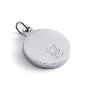 Customized <b>Personalized</b> High Quality Metal Creative Mini Travel Pocket Folding Mirror <b>Keychain</b> - Product Image 6