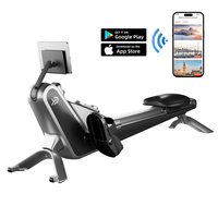 YPOO nouveau Design maison rameur équipement de Fitness avec YPOOFIT APP Air Rower Smart Rower
